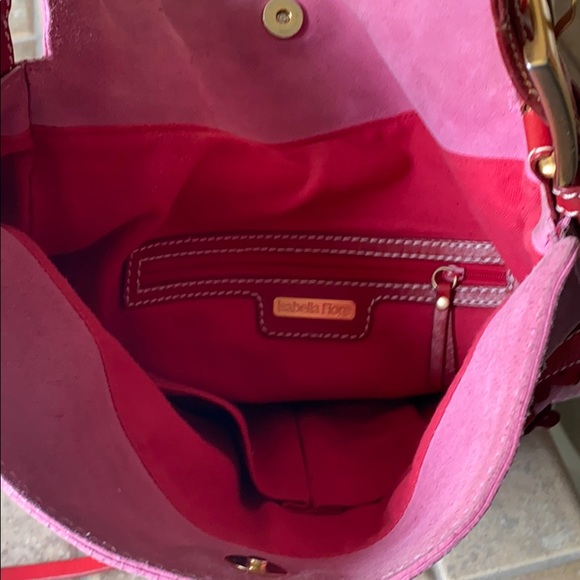 Isabella Fiore suede and leather handbag - Picture 2 of 3